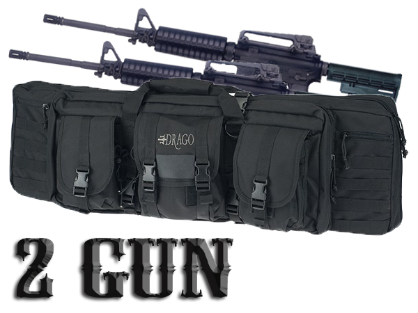 DRAGO 36" Double Gun Case (BLACK)